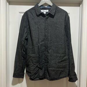 Men’s Old Navy button up dress shirt, size XL gray